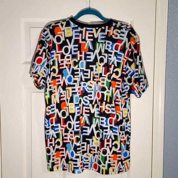 Fresh Prints of Bel Air Mens T-shirt XL Letters multicolor - Picture 3 of 5